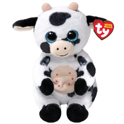 М'яка іграшка TY Beanie Bellies Корівка Cow 25 см (41287)