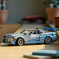 Конструктор LEGO Technic Подвійний форсаж Автомобіль Nissan Skyline GT-R (R34) 1410 деталей (42210)
