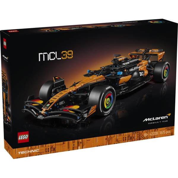 Конструктор LEGO® Technic Автомобіль McLaren MCL39 F1®, 585 деталей (42228)