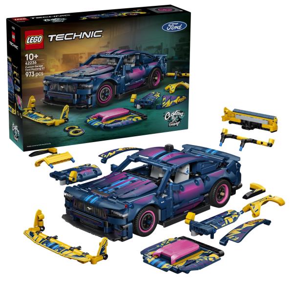Конструктор LEGO® Technic Тюнінг-гараж з автомобілем Ford Mustang GT Іграшка (42236) Конструктор LEGO® Technic Тюнінг-гараж з автомобілем Ford Mustang GT Іграшка (42236)