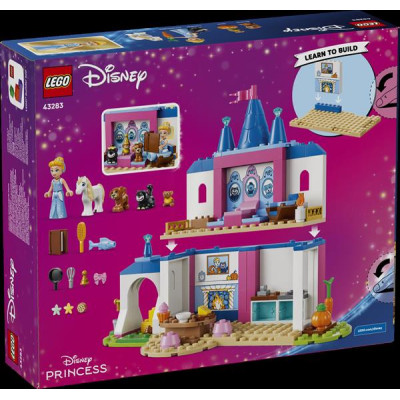 Констурктор LEGO® Disney Принцеса Замок Попелюшки та її друзів-тварин, 149 деталей (43283)
