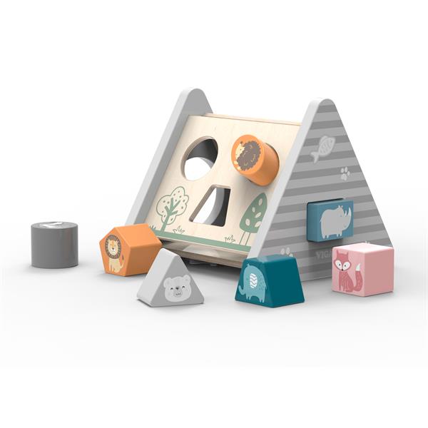 Дерев'яний сортер PolarB Розвиток 5 в 1 (44007) Дерев'яний сортер PolarB Розвиток 5 в 1 (44007)