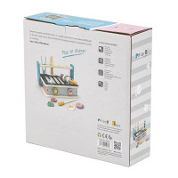 Дитяча плита PolarB з посудом і грилем складана (44032)