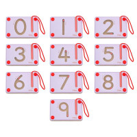 Набір для навчання Viga Toys Вчимося писати цифри (50339)