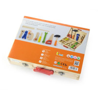 Дерев'яний ігровий набір Viga Toys Валіза з інструментами, 10 шт. (50387)