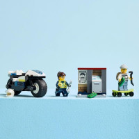 Конструктор LEGO City Переслідування на поліцейському мотоциклі 65 деталей (60455) Конструктор LEGO City Переслідування на поліцейському мотоциклі 65 деталей (60455)