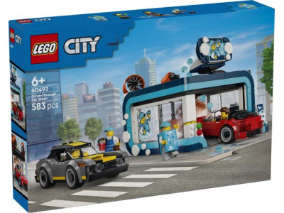 Конструктор LEGO® City Тунельна автомийка - Набір для складання, 583 деталі (60497)