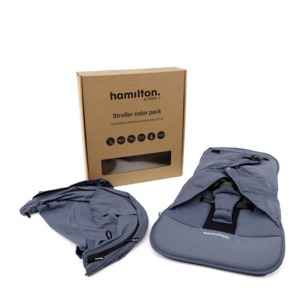 Набір текстилю для коляски Hamilton by Yoop X1 Plus синій (65085) Набір текстилю для коляски Hamilton by Yoop X1 Plus синій (65085)
