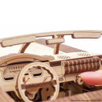 Дерев'яний механічний 3D конструктор Ugears Кабріолет мрії VM - 05 (70073) Дерев'яний механічний 3D конструктор Ugears Кабріолет мрії VM - 05 (70073)
