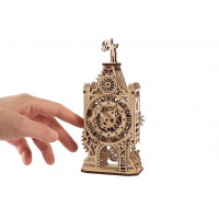 Дерев'яний механічний 3D конструктор Ugears Стара годинникова вежа (70169)