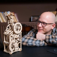 Дерев'яний механічний 3D конструктор Ugears Годинник двигун (70217) Дерев'яний механічний 3D конструктор Ugears Годинник двигун (70217)