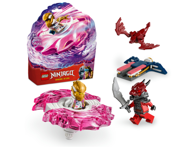 Конструктор LEGO NINJAGO Дракон Сори Спін-джитсу 56 деталей (71824)
