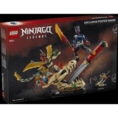 Конструктор LEGO® NINJAGO® Битва біля черепа Дракона з мечем, 1016 детлей (71871) Конструктор LEGO® NINJAGO® Битва біля черепа Дракона з мечем, 1016 детлей (71871)