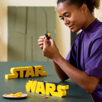 Конструктор LEGO Star Wars Логотип з кубиків Зоряні війни 700 деталей (75407)