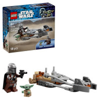 Конструктор LEGO Star Wars TM Швидкісний мотоцикл Мандалорця й Ґроґу 58 Деталей ( 75436 )