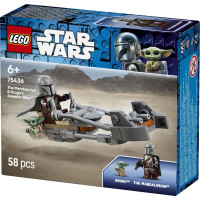 Конструктор LEGO Star Wars TM Швидкісний мотоцикл Мандалорця й Ґроґу 58 Деталей ( 75436 )