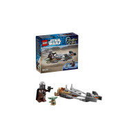 Конструктор LEGO Star Wars TM Швидкісний мотоцикл Мандалорця й Ґроґу 58 Деталей ( 75436 )