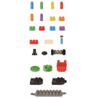 Конструктор PolyM Веселковий поїзд з цифрами 63 деталі (760022) Конструктор PolyM Веселковий поїзд з цифрами 63 деталі (760022)