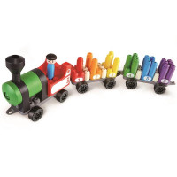 Конструктор PolyM Веселковий поїзд з цифрами 63 деталі (760022) Конструктор PolyM Веселковий поїзд з цифрами 63 деталі (760022)