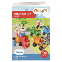 Конструктор PolyM Міська техніка 130 деталей (760024)