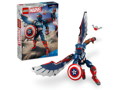 Конструктор LEGO Super Heroes Фігурка Нового Капітана Америка для складання 359 деталей (76296) Конструктор LEGO Super Heroes Фігурка Нового Капітана Америка для складання 359 деталей (76296)