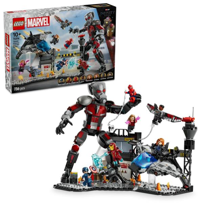 Конструктор LEGO Super Heroes Перший месник Протистояння Пригодницька битва 736 деталей (76314)
