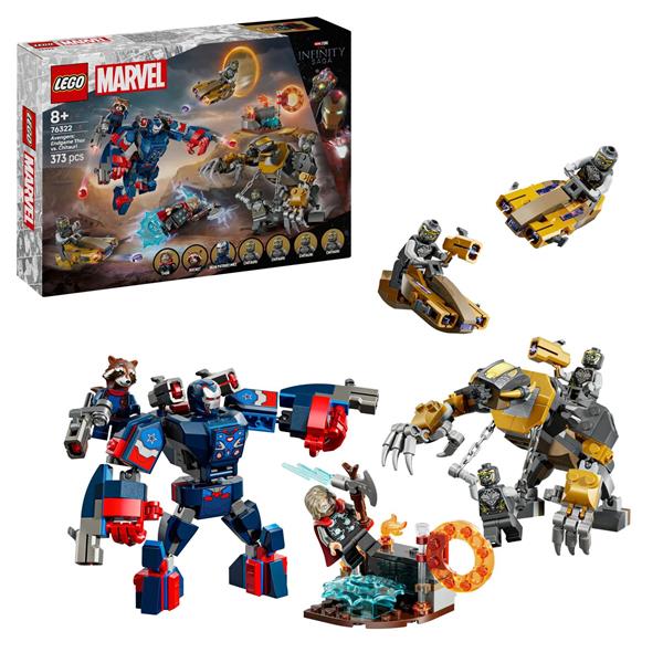 Конструктор LEGO Super Heroes Месники Завершення Тор проти Чітаурі 373 деталі (76322)