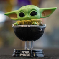 Фігурка Funko Pop! Мандалорець Малюк Ґрогу у візочку 11 см (76551)