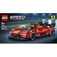 Конструктор LEGO® Speed Champions: Ferrari 499P Мерч Ferrari, 329 деталей (77261)