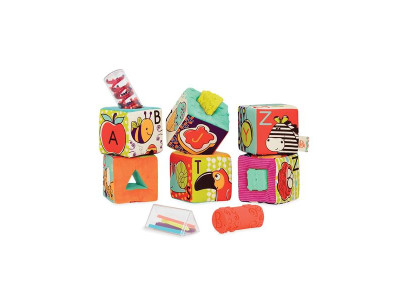 М'які кубики-сортери Battat ABC S2 у сумочці (BX1661Z)