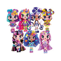 Лялька-сюрприз Decora Girlz Різнокольоровий сюрприз наліпками (D1000)
