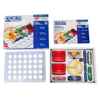 Електронний конструктор Doka Перші кроки в електроніці Набір А, 15 Схем (D70709) Електронний конструктор Doka Перші кроки в електроніці Набір А, 15 Схем (D70709)