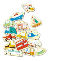 Набір магнітів Hape Транспорт 30 шт. (E2008) Набір магнітів Hape Транспорт 30 шт. (E2008)