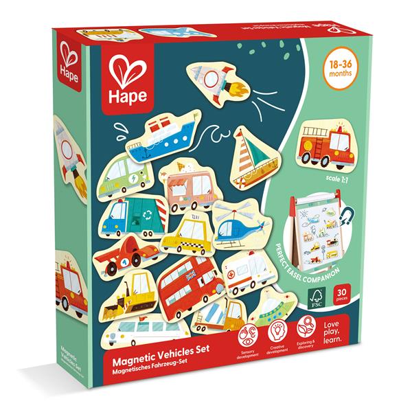 Набір магнітів Hape Транспорт 30 шт. (E2008) Набір магнітів Hape Транспорт 30 шт. (E2008)