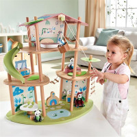 Ігровий набір Hape Бамбуковий будиночок панд (E3413)