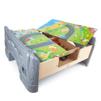 Іграшкова залізниця Hape зі столом 70 ел. (E3766)
