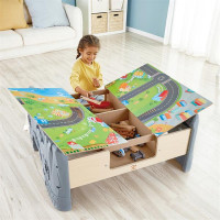 Іграшкова залізниця Hape зі столом 70 ел. (E3766)