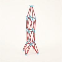 Конструктор Hape Flexistix Креативні фігури 133 деталі бамбуковий (E5565)