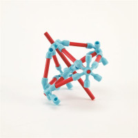 Конструктор Hape Flexistix Креативні фігури 133 деталі бамбуковий (E5565)