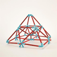 Конструктор Hape Flexistix Креативні фігури 133 деталі бамбуковий (E5565)