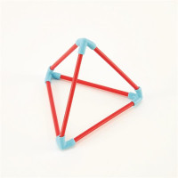 Конструктор Hape Flexistix Креативні фігури 133 деталі бамбуковий (E5565)