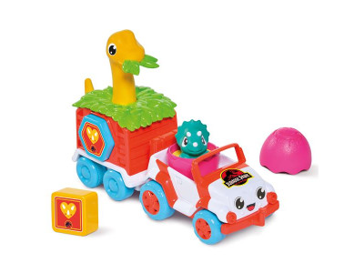 Машинка Toomies Jurassic World дінотрейлер (E73253)