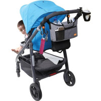 Сумка для коляски DreamBaby з аксесуарами сірий джинс (G2285)
