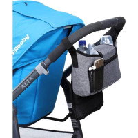 Сумка для коляски DreamBaby з аксесуарами сірий джинс (G2285)