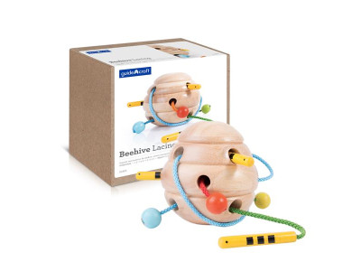 Дерев'яне шнурівка Guidecraft Manipulatives Вулик (G6802)