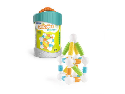 Магнітний конструктор Guidecraft Grippies Builders, 30 деталей (G8312)