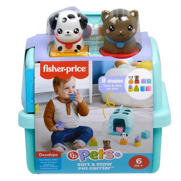 Набір-сортер Fisher-Price Переноска з тваринками (HTW93)