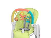 Набір для дитячого стільця Peg-Perego Tatamia чохол та іграшкова панель зелений (IKAC0038-IN34)