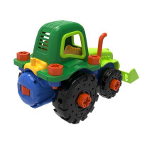 Конструктор Edu-Toys Трактор з шуруповертом 29 деталей (JS030)