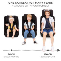 Автокрісло Kinderkraft Safety Fix 2 i-Size Isofix сірий (KCSAFI02GRY0000)